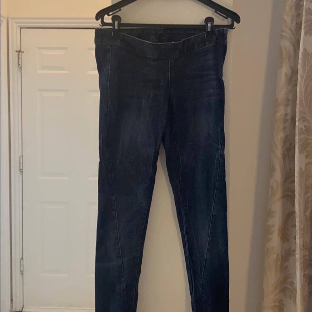 BEBE blue skinny jeans